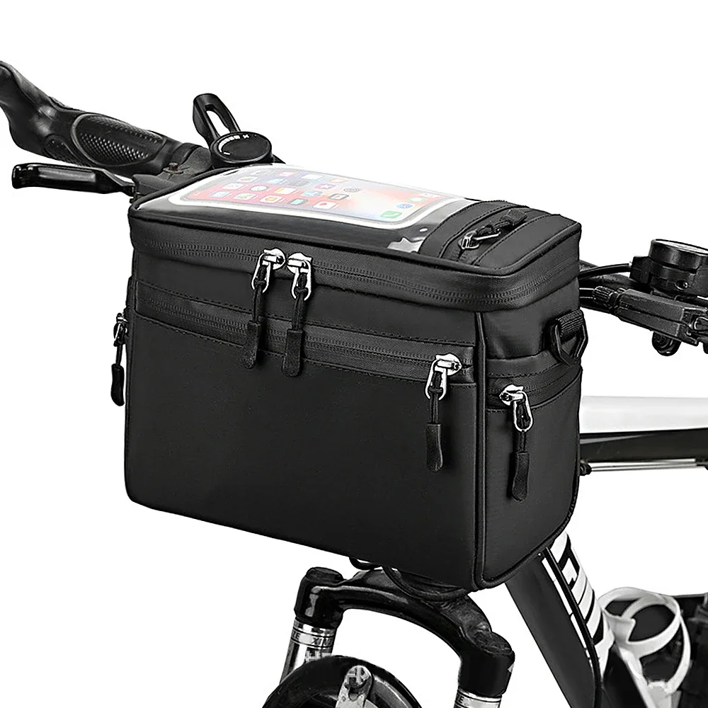 AliExpress Bicycle Handlebar Bag Cycling Bike Front Tube Bag Bike Pannier Shoulder Bag Carrier Pouch Bicycle