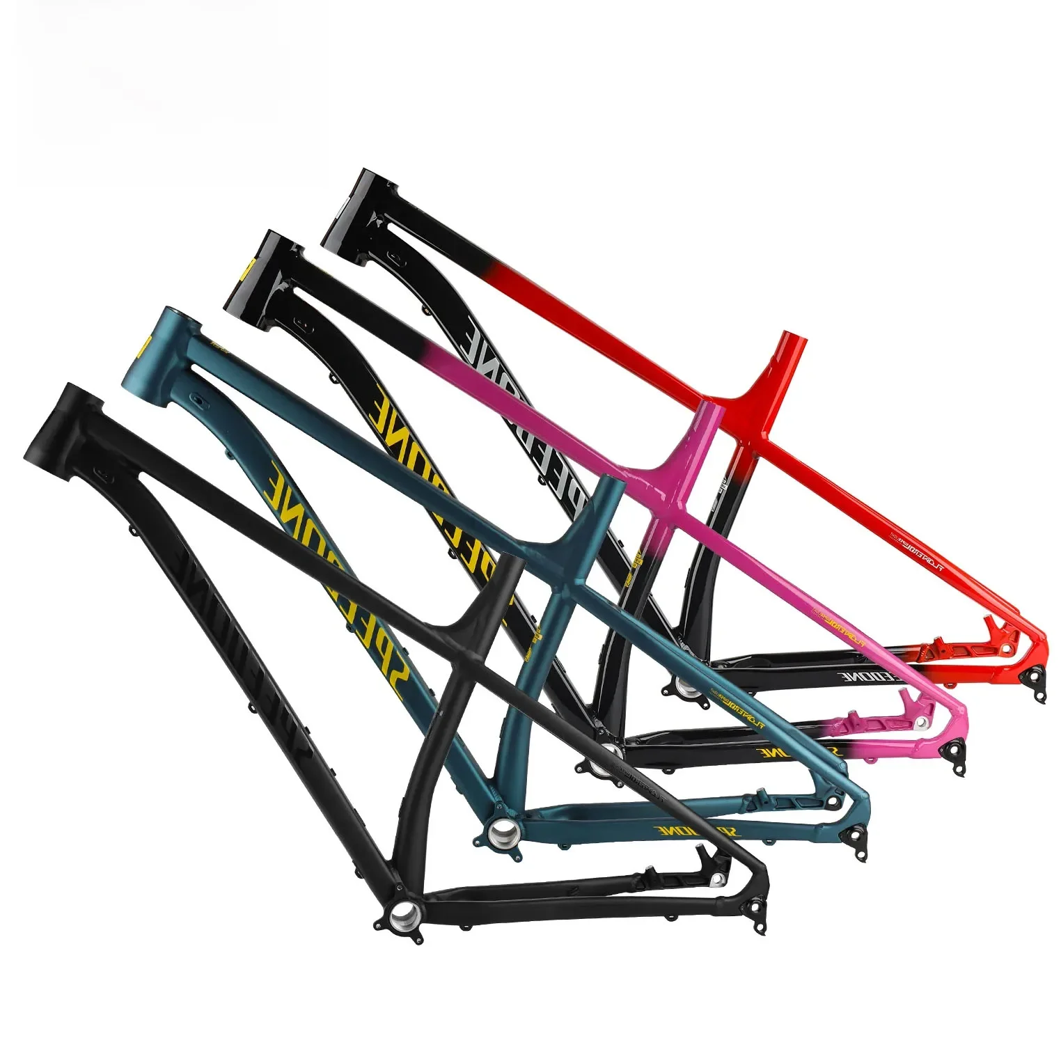 AliExpress UK BOLANY Bicycle Frame Aluminum 29 MTB Frame 29er 148mm Tapered for Endurance Racing Gradient Color Boost