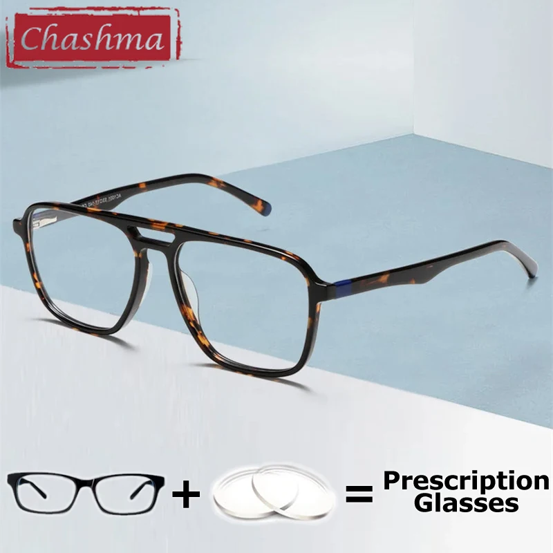 

Chashma Prescription Glasses Men Blue Light Myopia Recipe Reading Eyeglasses Frames Multifocal Photochromic Progressive Lenses