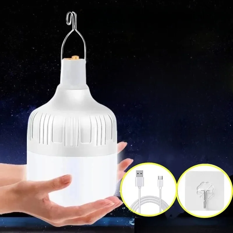 1/2/5/8 pièces haute puissance lumière LED charge lampe de secours extérieur lanternes portables barbecue Camping lampe recherche lumière ampoule de secours