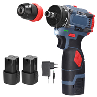16.8V 2in1 Electric Screwdriver Brushless Cordless Lithium Drill Multi-function Power Tool 45Nm Torque Practical Screw Driver