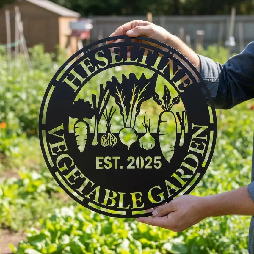 

Custom Vegetable Garden Sign,Personalized Vegetable Name Sign, Veggie Metal Art,Gardener Gift ,Vegetable Sign,Custom Sign