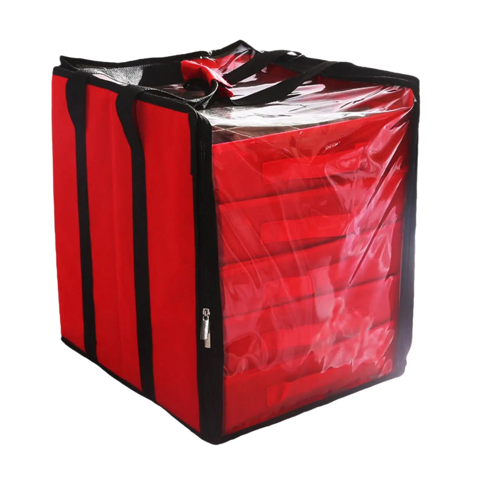 5-Layer Christmas Ball Storage Box Drawer Non-Woven Transparent Pvc Christmas Ball Storage Box Handle Box Organizer Container