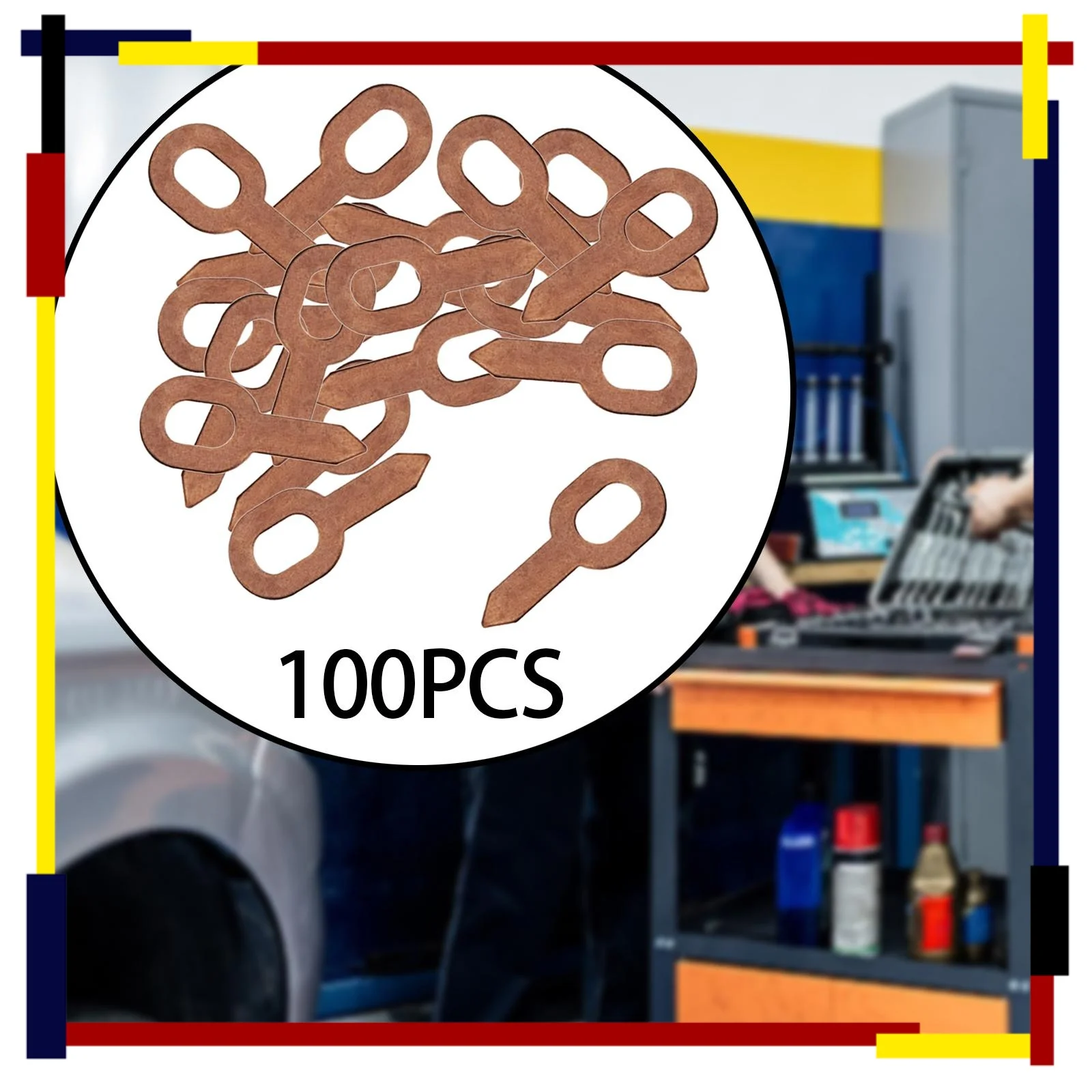 

100 шт. шайбы расходные материалы гаражные металлические термоусадочные инструменты автоматические съемники вмятин кольца