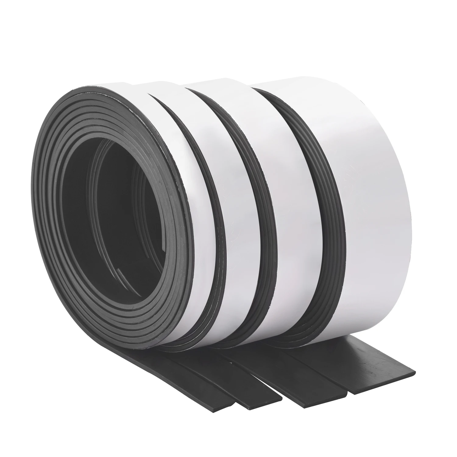 1/2/3/5 Meter Self-Adhesive Magnet Strip Refrigerator Sticker Flexible Rubber Magnetic Tape Magnetic Stripe Width 10mm/20mm/30mm