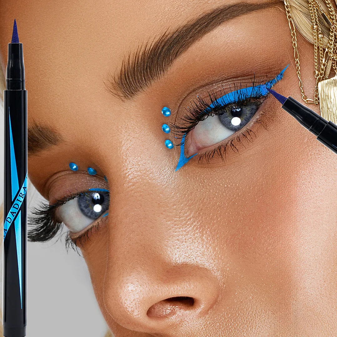 Sombra e lápis delineador à prova d'água – à prova de manchas, à prova de suor, perfeito para festas e maquiagem de palco