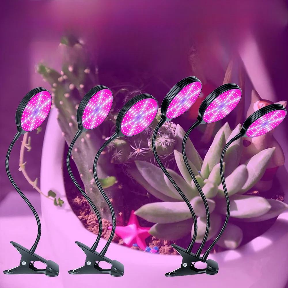 Hidropônico LED Plant Grow Bulb Luz, À prova d'água Grow Bulb, Espectro completo, USB Phyto Lamp,