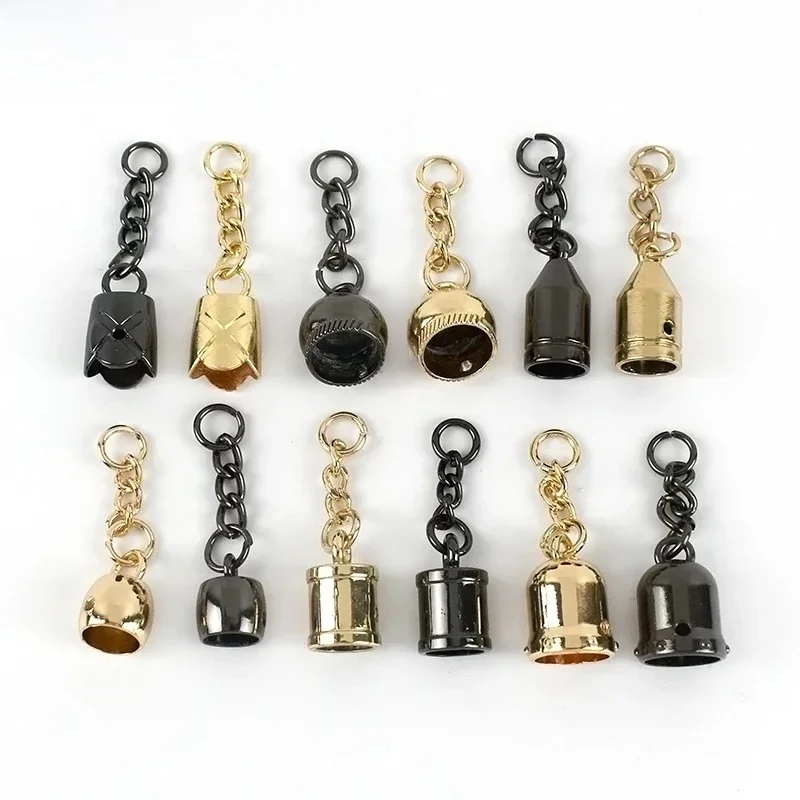 Boucle de Cloche à Pompon en Métal pour Sac, Pendentif, Verrouillage à Franges, Bouchon, Fermoir à Corde, Accessoires de Quincaillerie DIY, 10/20/30 Pièces