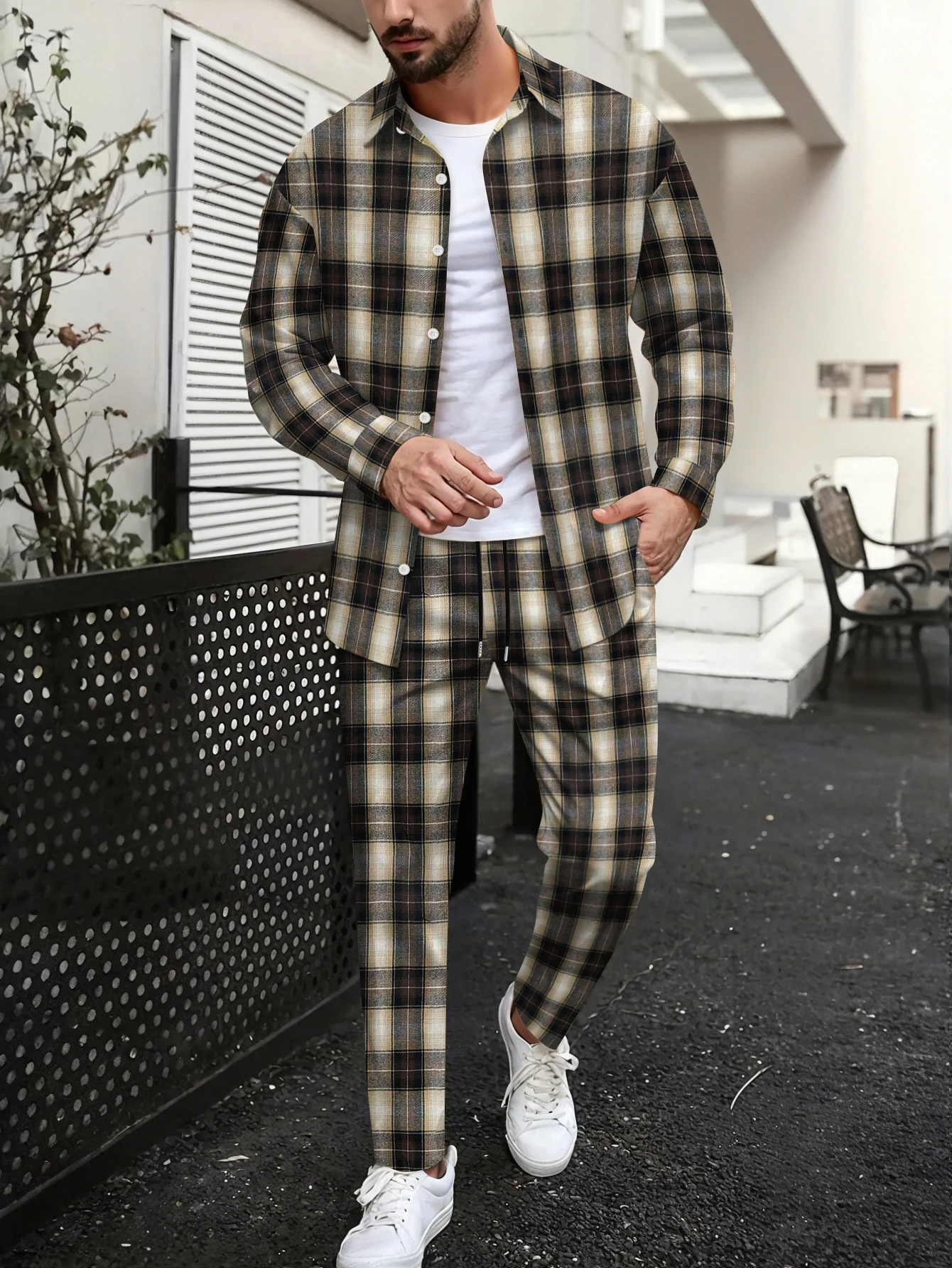 Men's Fashionable Collared Lon - огляд і ціна Men'S Fashion Pants