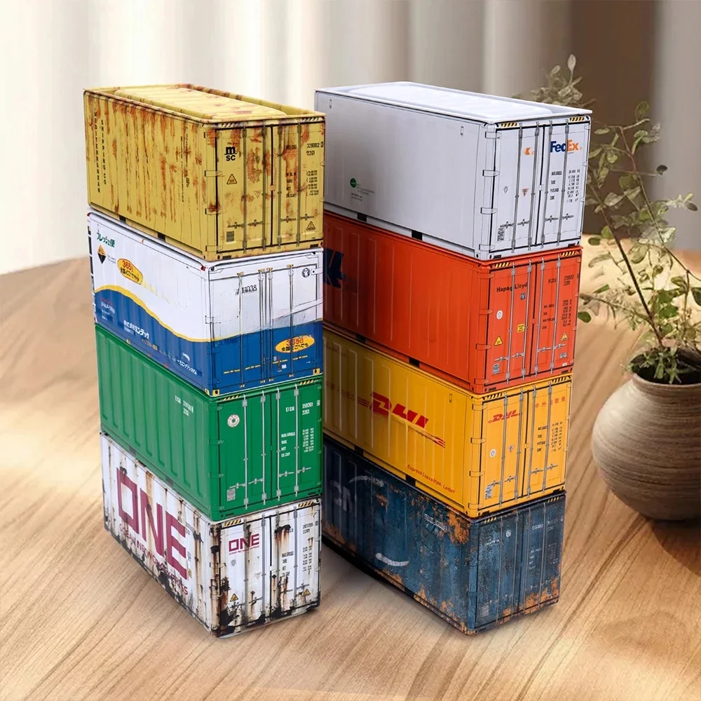 Mini ijzeren opbergdoos Miniatuur ijzeren opbergdoos Creatieve decoratie Verzamel kleine voorwerpen Desktop Mini containermodel Kerstcadeaus - afbeelding 2
