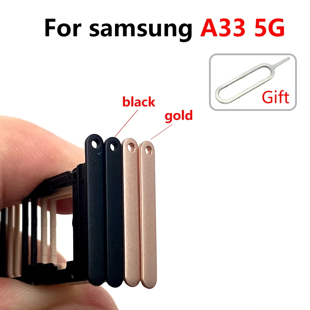 New Sim Card Tray Slot For Samsung A13 4G A13 5G A22 5G A33 5G SIM Card Tray Slot Holder Adapter Socket Repair Parts