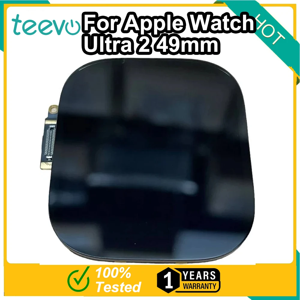 Teevo For Apple Watch Ultra 2 49mm Lcd Touch Screen Display Digitizer Assembly Black