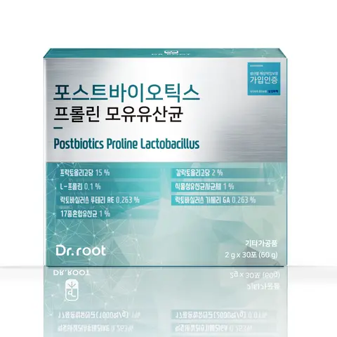 닥터루트 포스트바이오틱스 프롤린 모유유산균 30포 x 1박스