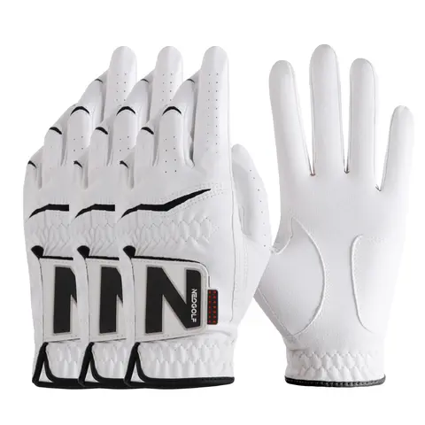 NEOGLOVE 남성용 합피 골프장갑 이중덧댐 3장세트