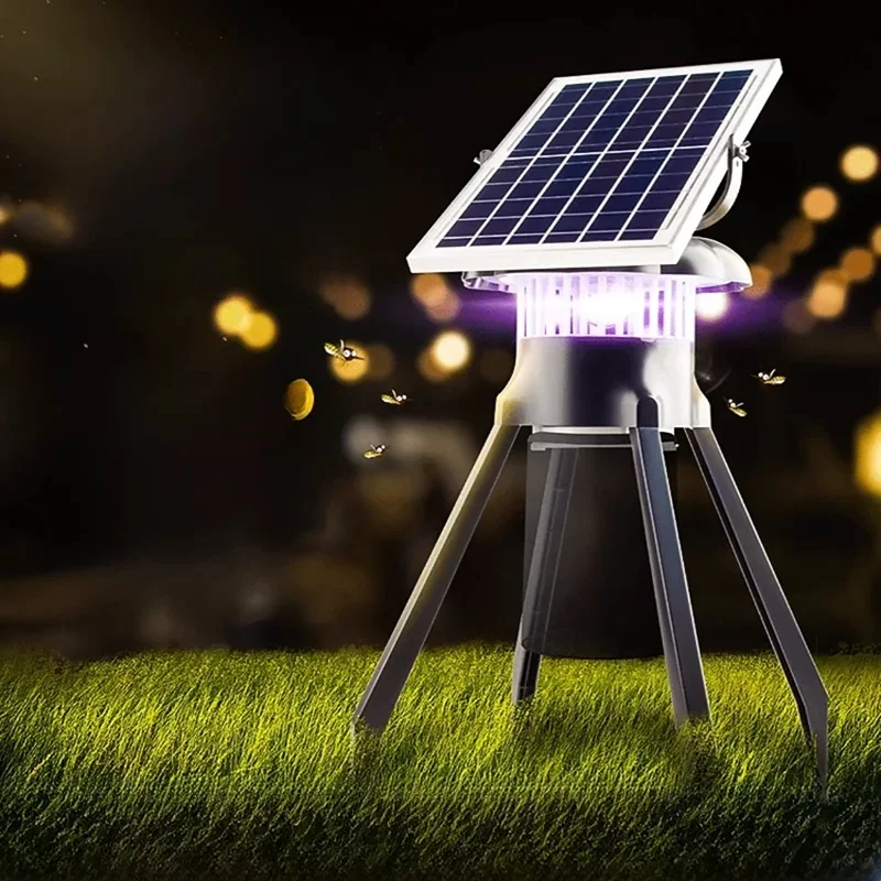 Solar Mosquito Killer Lamp for Home and Commercial Use Photocatalyst Outdoor Inhalation Mosquito Killer Waterproof Light Control