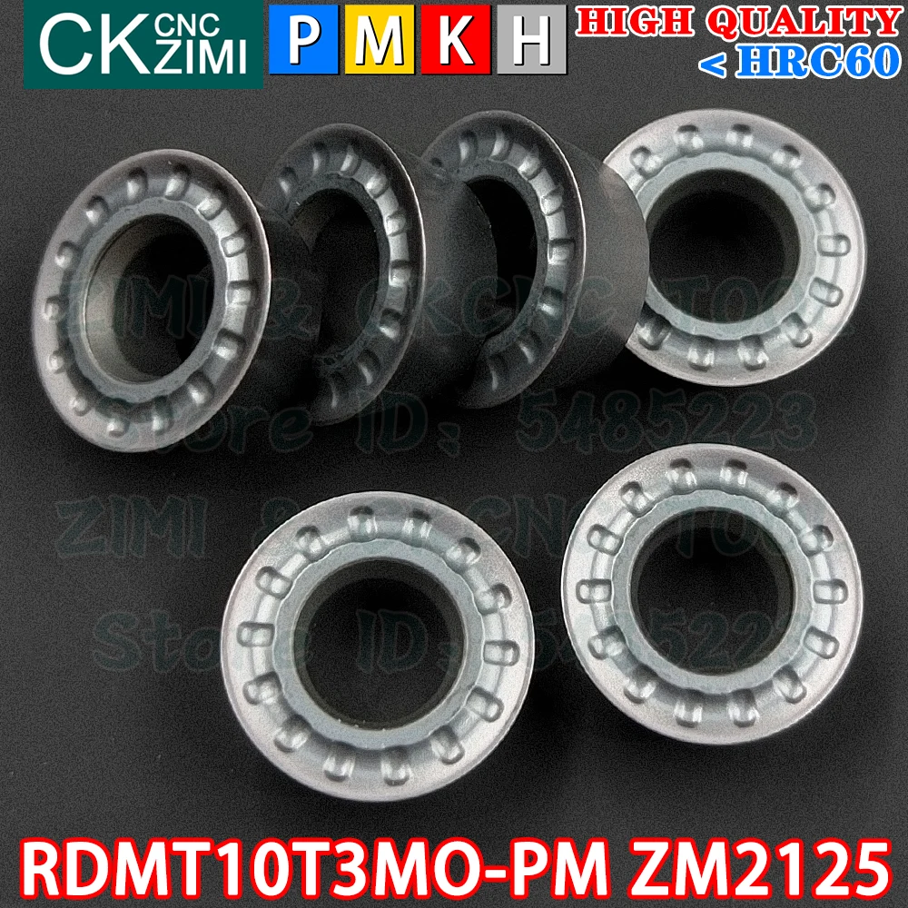 RDMT10T3MO-PM ZM2125 RDMT 10T3 MO PM R5 คาร์ไบด์แทรกรอบมิลลิ่งแทรกแนวตั้ง Indexable เครื่องมือ CNC เครื่องกลึงโลหะเครื่องกลึงโลหะเครื่องมือ