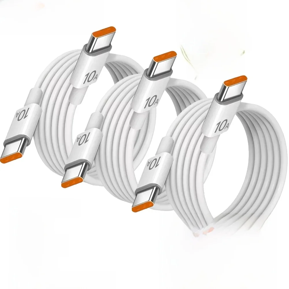 NNBILI 1/3 Stück Universal 120W Schnellladegerät PD Dual Type C Schnelllade-Datenkabel für iPhone 18 17 16 Pro Samsung HUAWEI