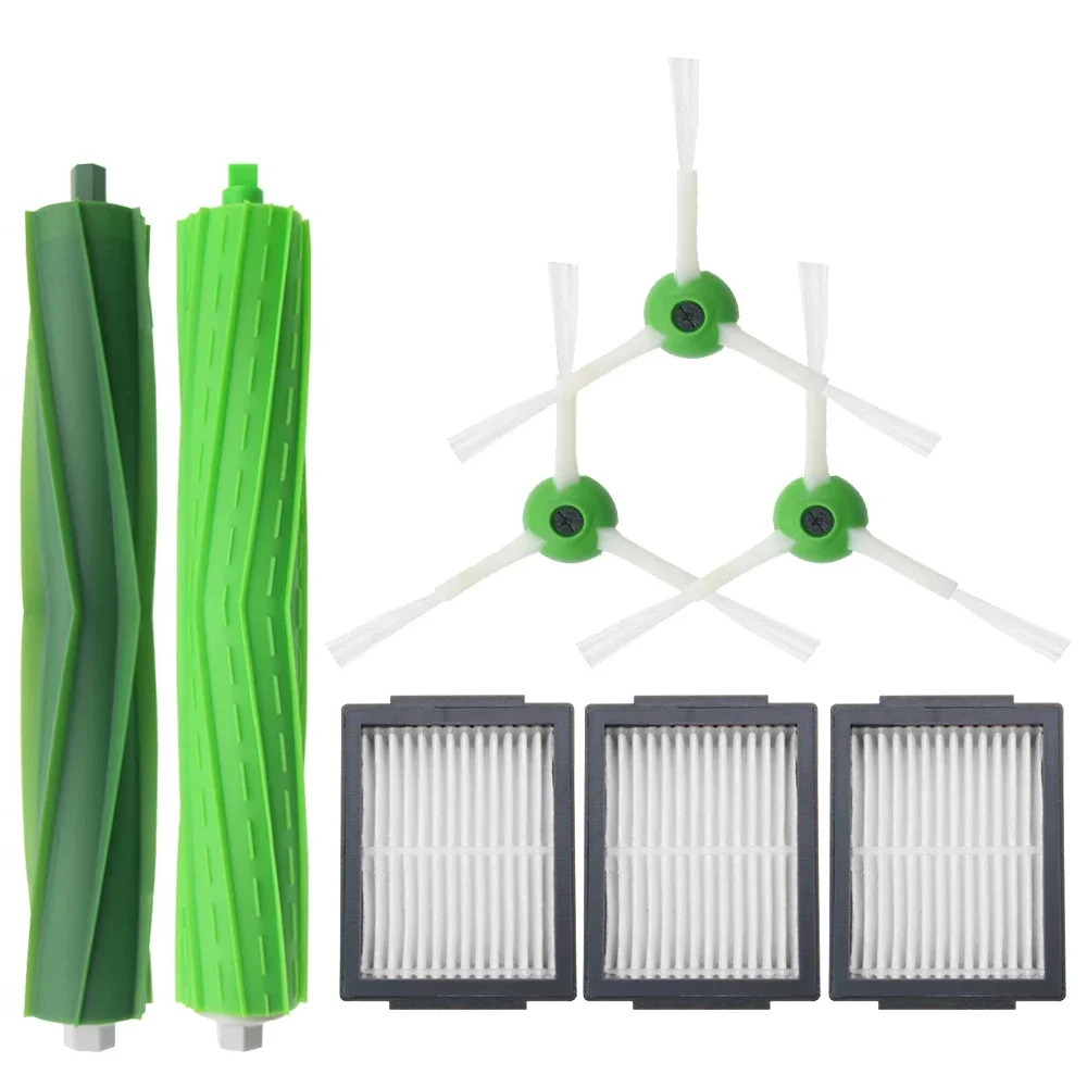 Filtre Hepa + brosse latérale + rouleau de brosse pour aspirateur Robot iRobot Roomba série i7 E5 E6, pièces de rechange