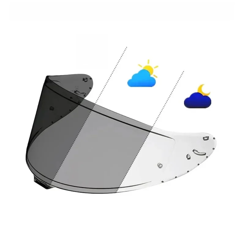 Fotochromowy daszek do kasku motocyklowego Z8 RF1400 NXR2 CWR-F2 Uv-cut Full Face Capacete Lens Sunshield Akcesoria do kasków motocyklowych — zdjęcie 2
