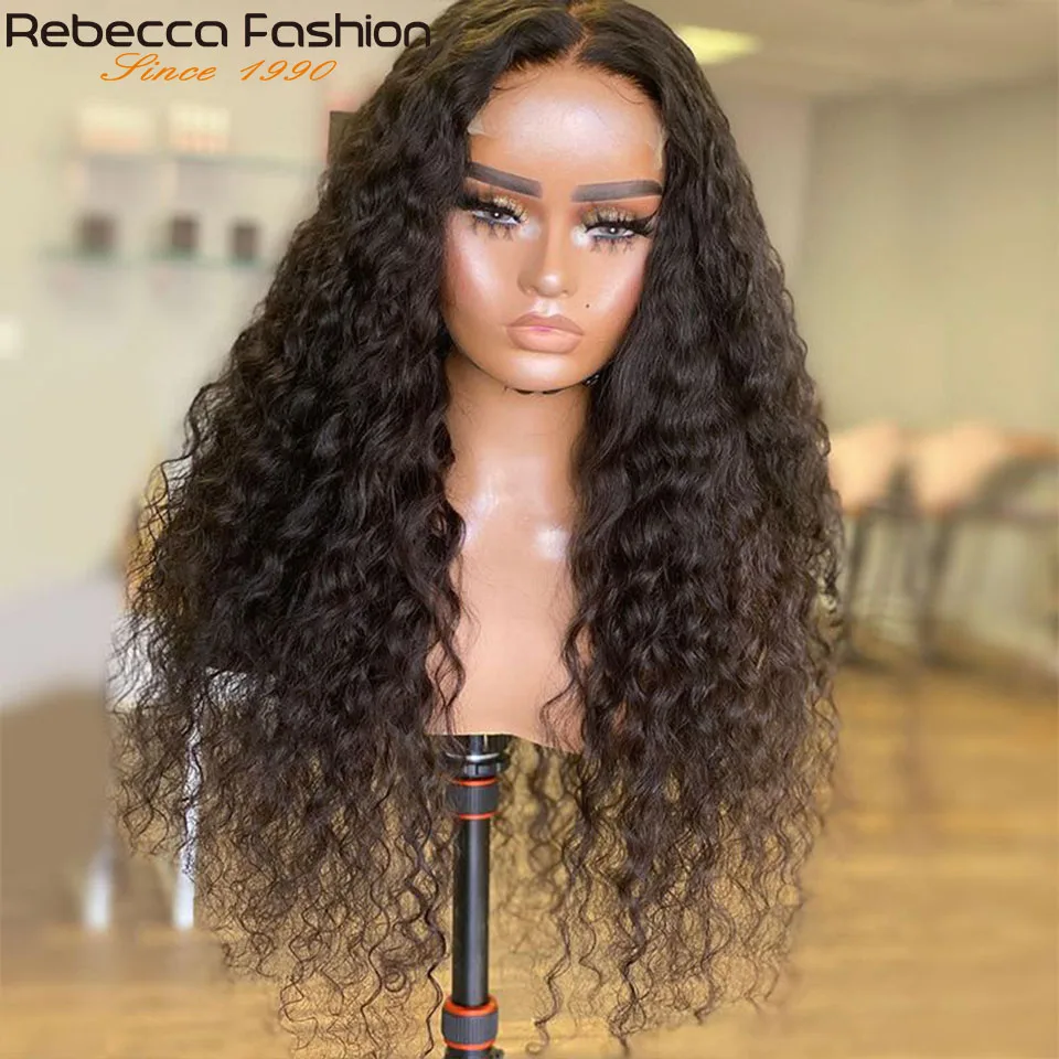 مبيعات نهاية العام موجة عميقة الدانتيل الباروكات البرازيلي موجة المياه شعر مستعار 13x5X1 الدانتيل شعر مستعار أمامي 4x4 إغلاق شعر مستعار خصلات الشعر المستعار الإنسان