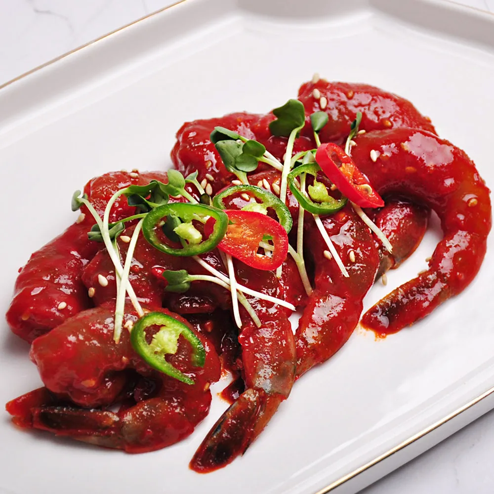 قفص الجمبري بصلصة (صلصة الصويا/التوابل) ، وصفة خاصة