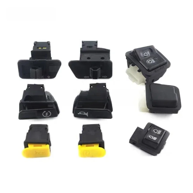 AliExpress ZJPSNZ Motorcycle Scooter Switches Button Horn Turn Signal High Low Beam Electric Start Button eBike Switches Universal 125cc 150cc