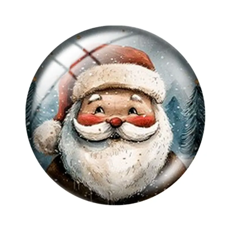 Christmas Winter Mountain Life  10pcs 12mm/18mm/20mm/25mm Round photo glass cabochon demo flat back Making findings