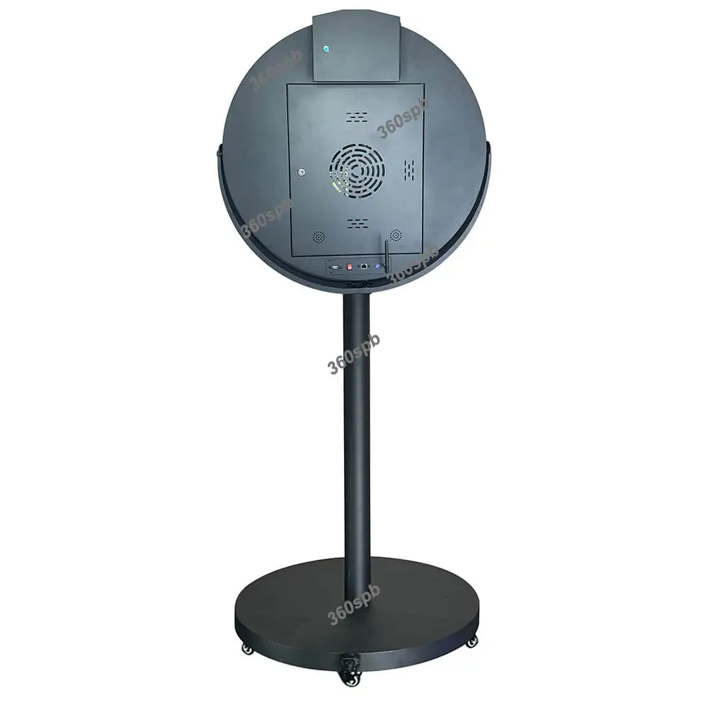 360SPB M7 Round 27″ Magic Mirror Photo Booth looks like a round mirror is an amazing design that is breaking through the photo b