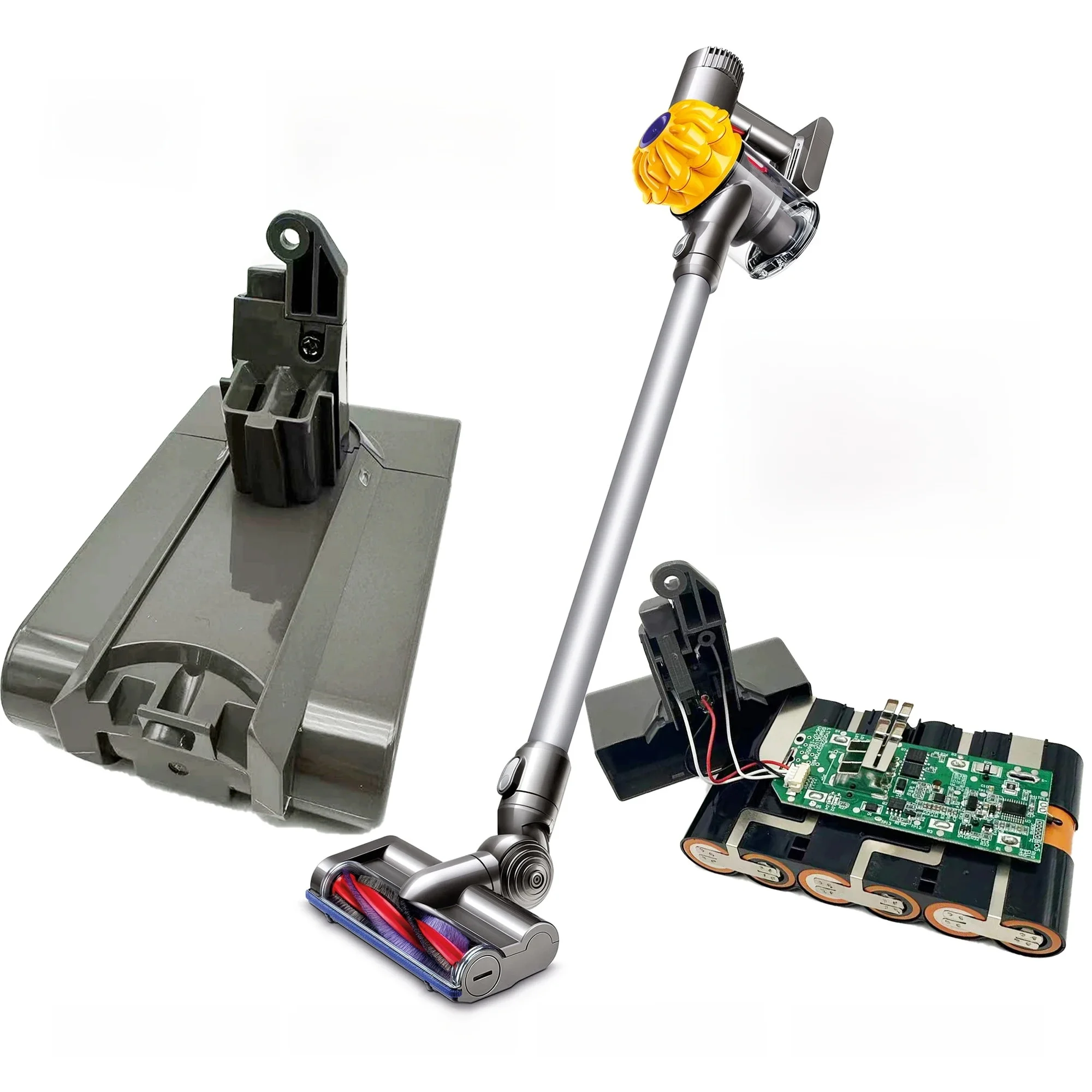 Batterie de remplacement 21,6 V, Dyson V6, DC58, DC59, DC61, DC62, DC72, DC74, animal avant SV03, SV04, SV05, SV06, SV07, SV09