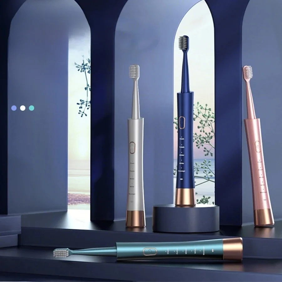Brosse à dents électrique sonique pour adulte, mâle et femelle, moteur à tasse creuse, charge de Type c, Mode 5 vitesses