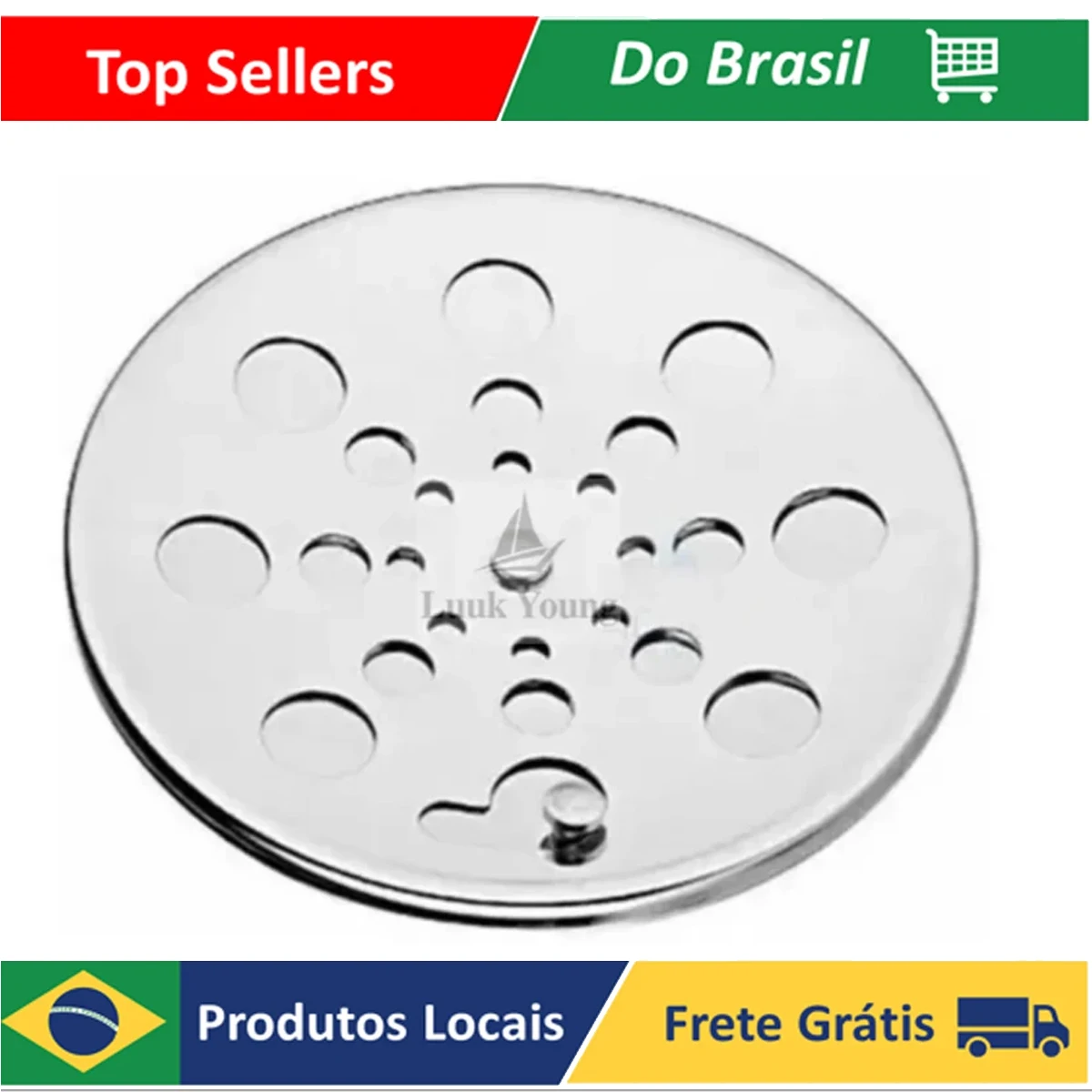 Lid Drain Round Grill 10x10cm Aco Inoxidavel Funcao Opens And Close Tr07 Luuk Young