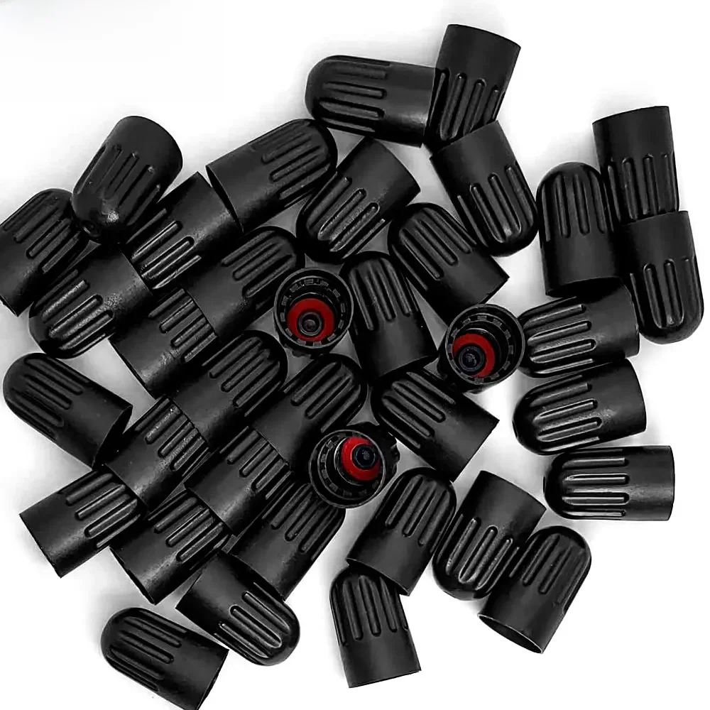 Czarne plastikowe długie nakładki na zawór opony do TR20008 TPMS Nakładka na zawór opony Samochodowa wymiana TPMS Nakładka na zawór opony — zdjęcie 2