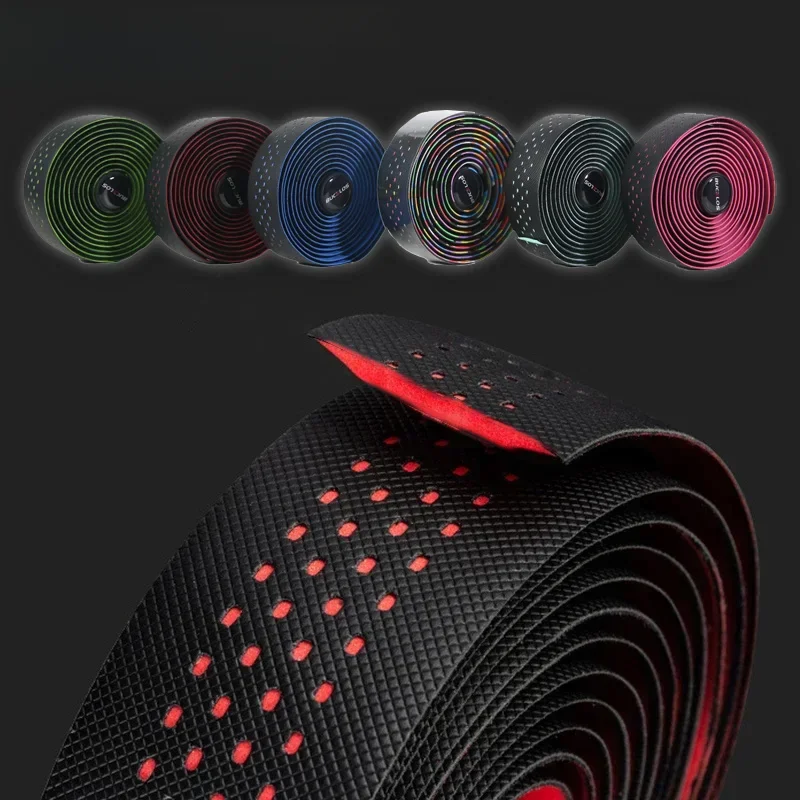 AliExpress BUCKLOS Road Bike Handlebar Tape Soft PU EVA Gravel Bicycle Bar Tape Anti-Slip Shock Absorption Breath Grip Tape Cycling Parts