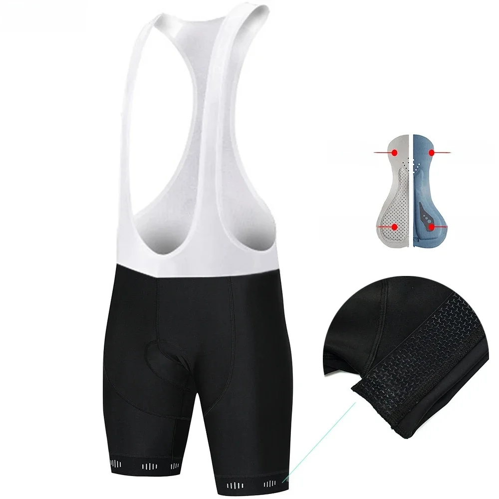 AliExpress RAUDAX Raudax Men's Black Cycling Bib Shorts MTB Sports Team Bike Riding Gear with Reflective Logo Top Quality Bicycle Clothing