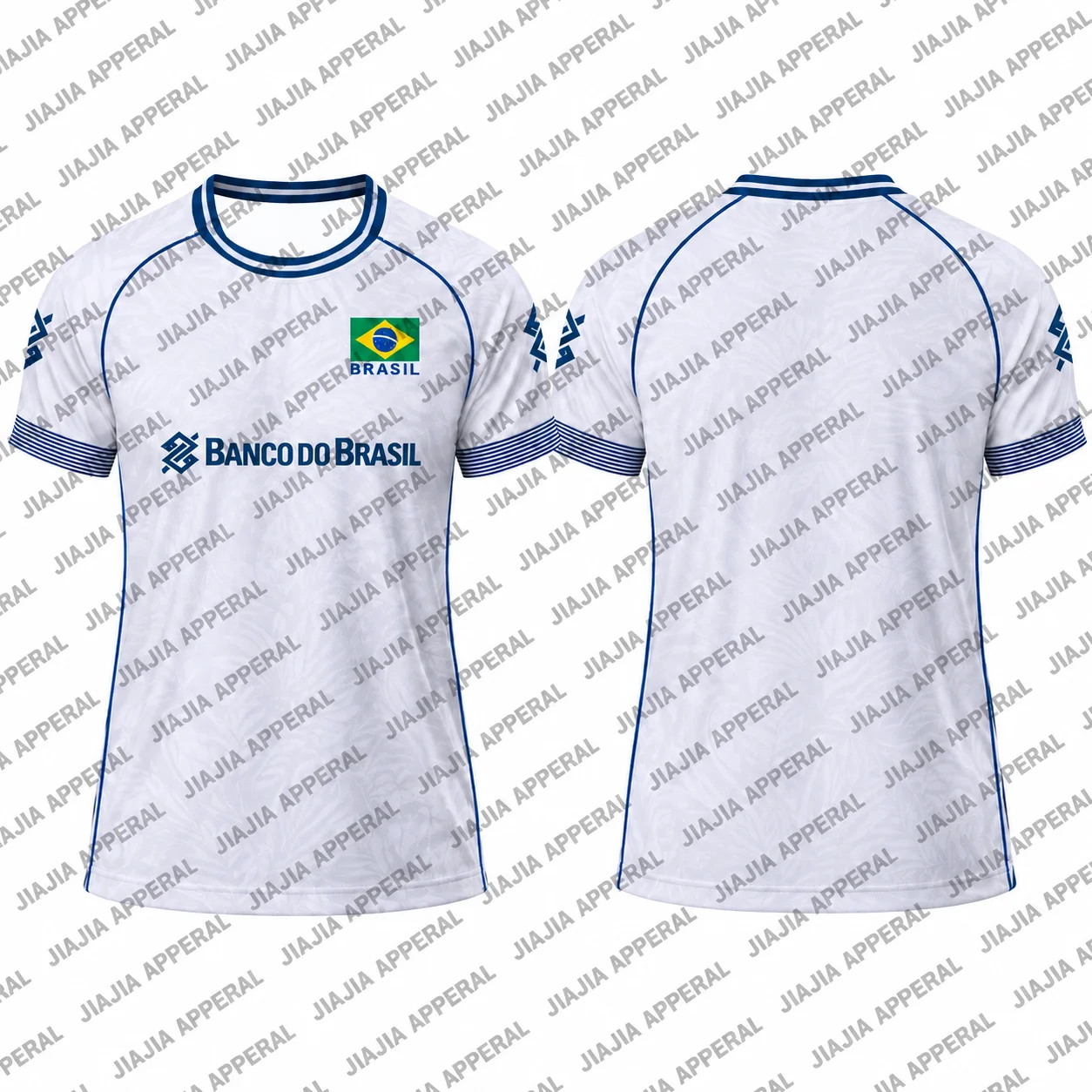 Women's Brazil Beach Volleyball Jersey White Short Sleeve Sports Shirt Female Volleyball Training Uniform Outdoor Athletic Wear
