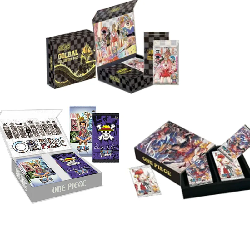 Wholesales One Piece Global Collector Box Cards Booster 1Case Puzzle RED Rare Anime Table Playing Game Board Cards