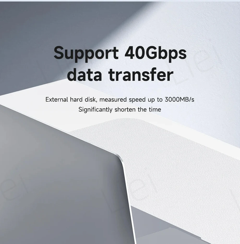 USB-C zu C Adapter 40Gbps 8K 60Hz USB-C Stecker auf Buchse 90-Grad-Winkelkonverter USB4 Adapter für Thunderbolt 4/3 MacBook Handy Tablet – Detail 5