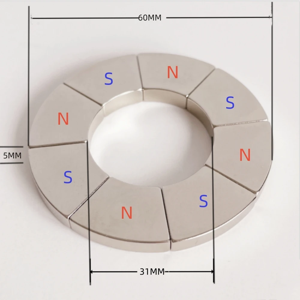 Segment Imans Refrigerator Magnets DIY Office