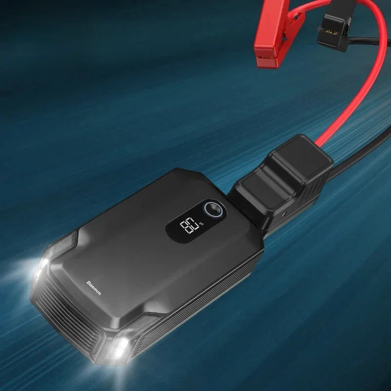 Baseus Car Jump Starter 20000mah 2000A Power Bank 10000mah 1000A Portable Car Battery Booster 12V Auto Emergency Battery Charge