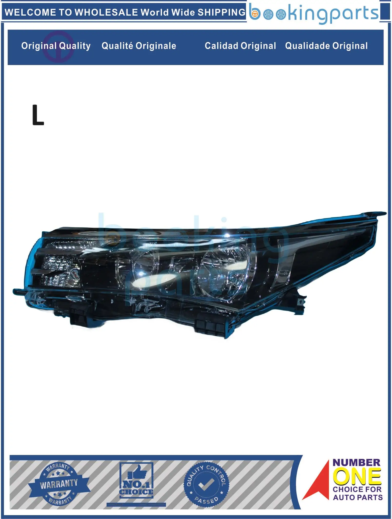 

HEA52680(L), Headlamp For TOYOTA COROLLA 14-