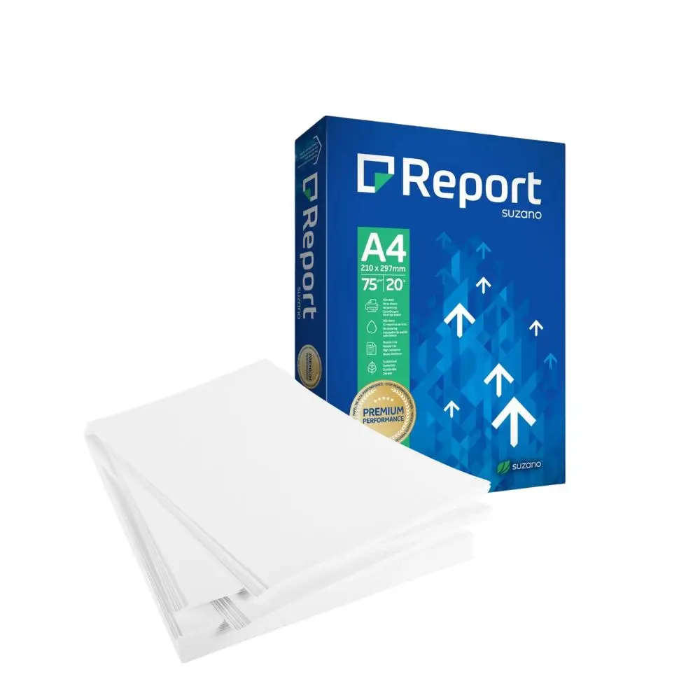 A4 Sulfite Report Premium Suzano Resma Paper With 500 Sheets 75g White