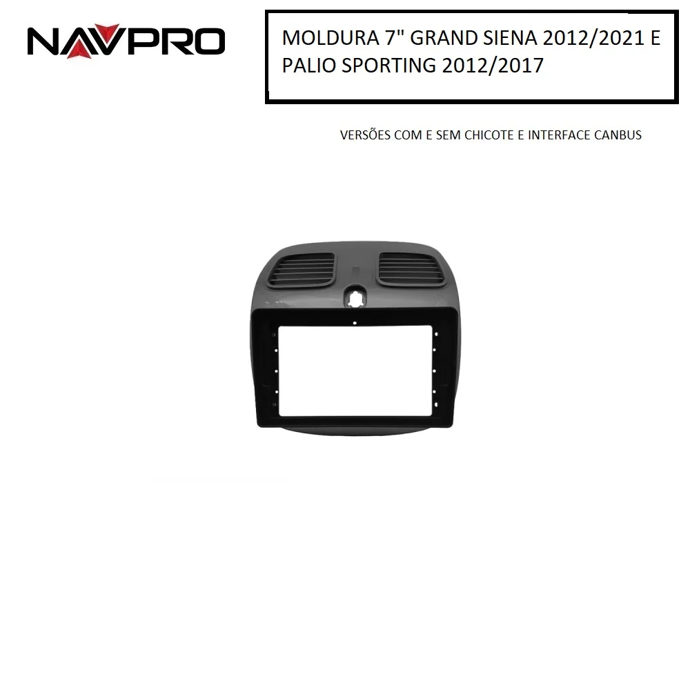 FOR FIAT PALIO SPORTING 2012 17 GRAND SIENA 2012 21 Frame for Multimedia Center Installation 7 