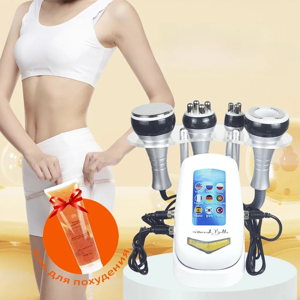 4IN1 Cavitation  Body Slimming 40K Machine Beauty Massager Skin Tighten Face Lifting Vacuum Suction（Overseas Warehouse Shipment） - afbeelding 2