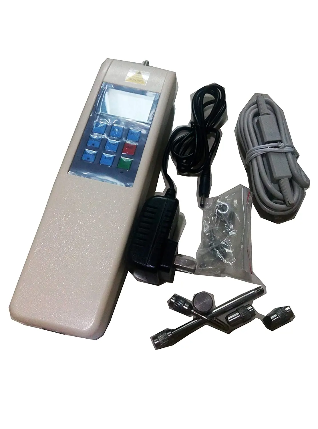 Digital Pull Force Meter Digital Force Tester Digital Dynamometer with Inner Sensor Capacity Three Unit 100N/10Kg/22Lb