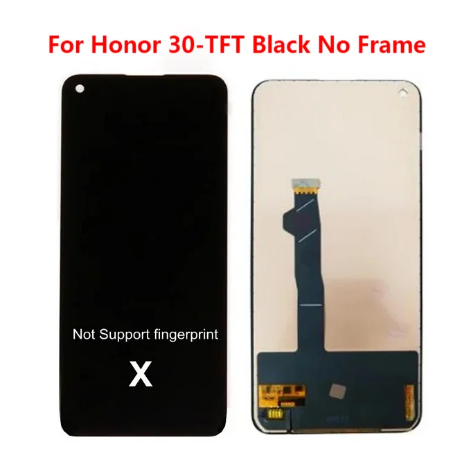 6.53\'\' Display Screen For Honor 30 LCD Display Touch Digitizer Assembly For Honor 30 BMH-AN10, BMH-AN20 LCD Screen Replacement