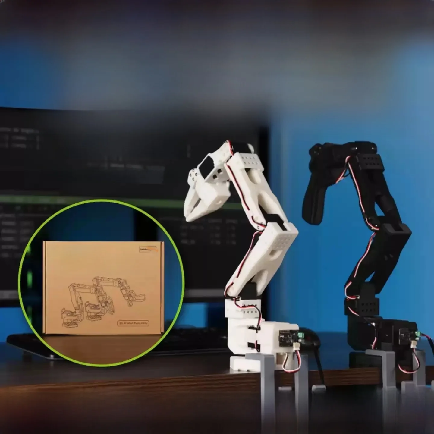 SO-ARM101 Tani zestaw serwomotoru ramienia AI Pro dla LeRobot (bez części drukowanych 3D) — zdjęcie produktu 6
