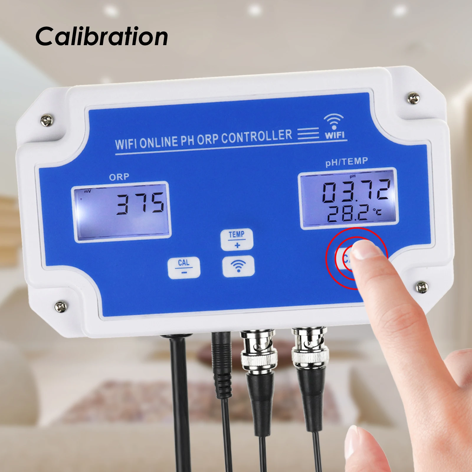 Smart WIFI Online Meter PH ORP Temp Aquarium Water Quality Tester Monitor Controller for Swimming Pool Spa Soilless Cultivation