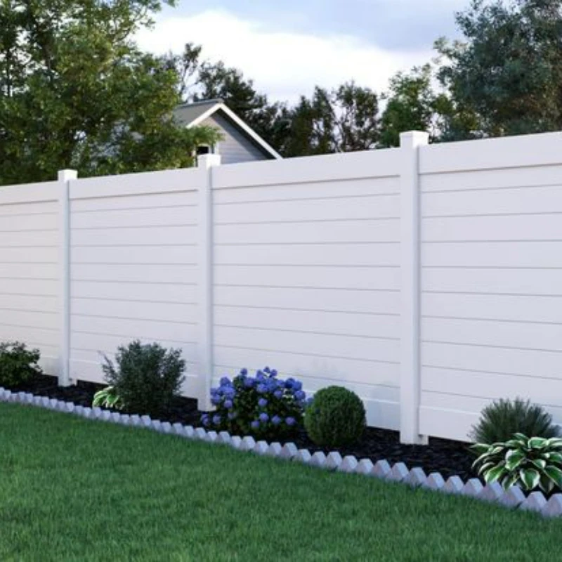 

Easy-Install Privacy Decking Fence for Outdoor Wood Garden Fence Vertical Aluminum Metal Slat Fence with Privacy Panels