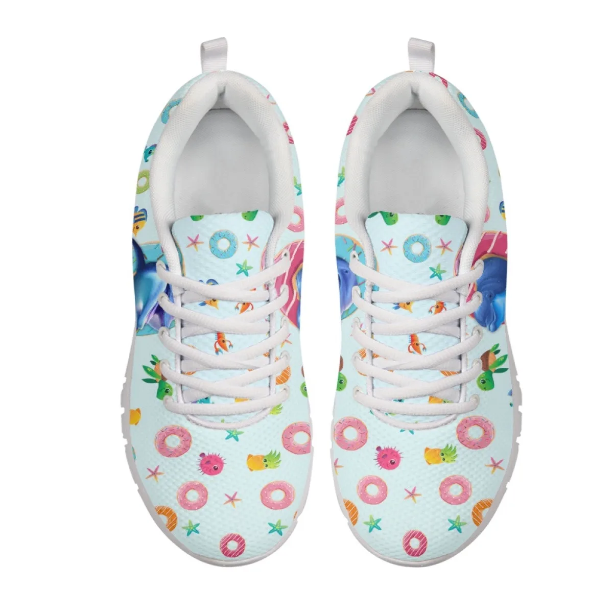 INSTANTARTS 2023 New Casual Sneakers for Women Glum and Dolphin Athletic Shoes Outdoor Non-slip Wear-resistant Walking Footwear