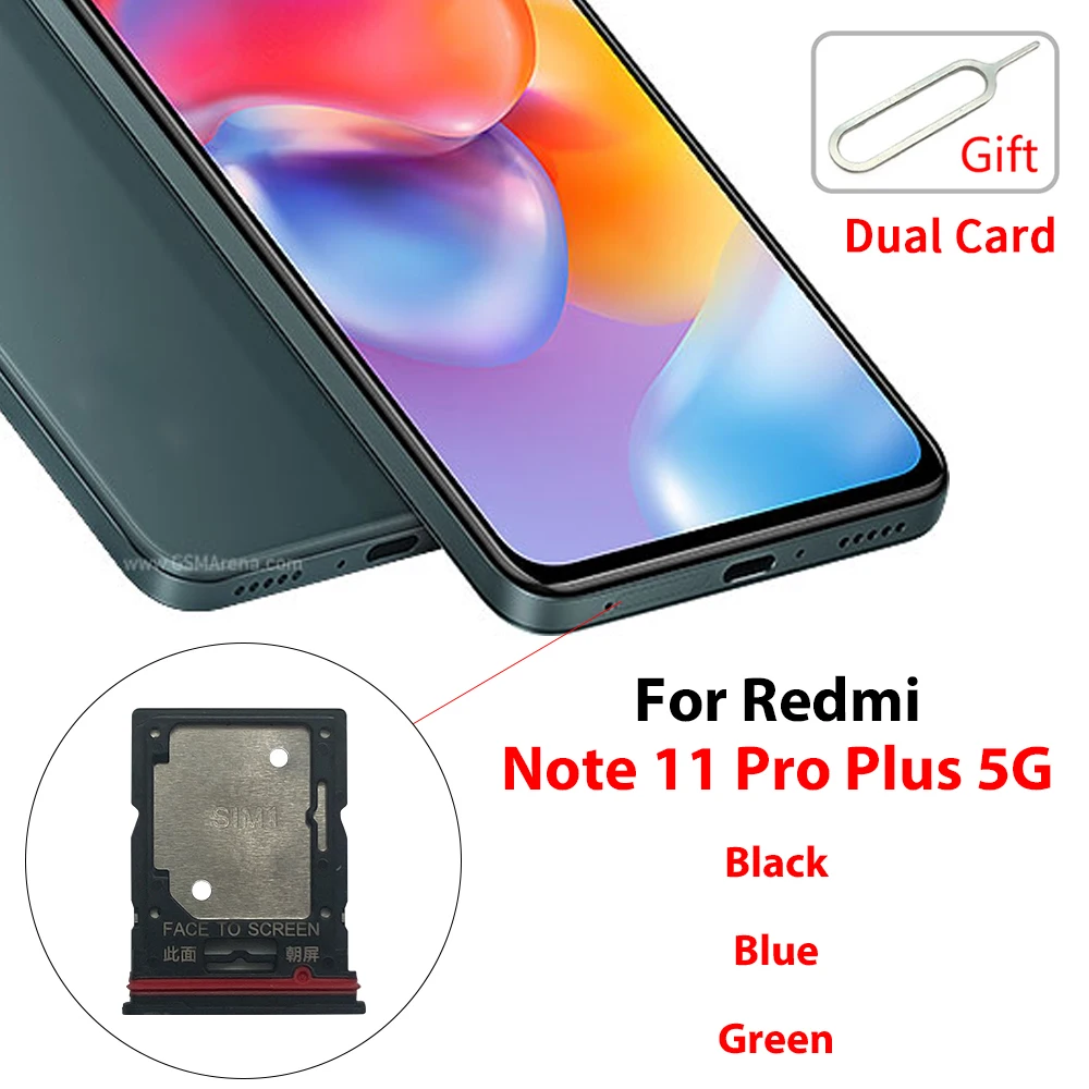10 PCS For Redmi Note 11 Pro Plus 5G Note 14 Pro 4G Poco C85 Dual SIM Card Tray Phone Replacement Part